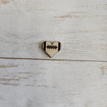 Load image into Gallery viewer, Heart Sports Studs