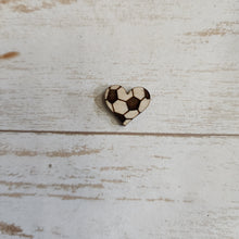 Load image into Gallery viewer, Heart Sports Studs