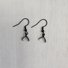 Load image into Gallery viewer, Pinch Bail Ear Wires - BLACK, 304 Stainless Steel