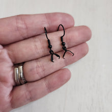 Load image into Gallery viewer, Pinch Bail Ear Wires - BLACK, 304 Stainless Steel