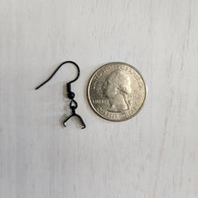 Load image into Gallery viewer, Pinch Bail Ear Wires - BLACK, 304 Stainless Steel
