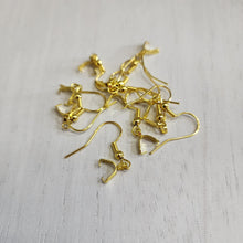 Load image into Gallery viewer, Pinch Bail Ear Wires - GOLD, Ion Plated 304 Stainless Steel