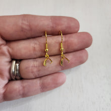 Load image into Gallery viewer, Pinch Bail Ear Wires - GOLD, Ion Plated 304 Stainless Steel