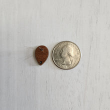 Load image into Gallery viewer, Walnut Wood Teardrop Stud with Post - 304 Stainless Steel