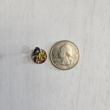 Load image into Gallery viewer, Textured Round Stud with Post, 12mm - RAINBOW, Ion Plated 304 Stainless Steel