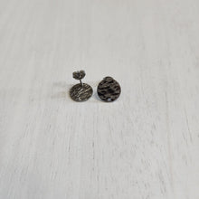 Load image into Gallery viewer, Textured Round Stud with Post, 12mm - STAINLESS STEEL, 304 Stainless Steel