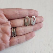 Load image into Gallery viewer, Cutout Oval Stud with Post - STAINLESS STEEL, 304 Stainless Steel