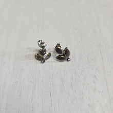Load image into Gallery viewer, Leaf Stud with Post - STAINLESS STEEL, 304 Stainless Steel