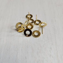 Load image into Gallery viewer, Ring Stud with Post, 10.3mm - GOLD, 304 Stainless Steel