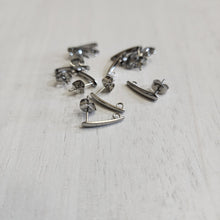Load image into Gallery viewer, Thin Bar Stud with Post - STAINLESS STEEL, 304 Stainless Steel
