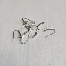 Load image into Gallery viewer, Flat Ear Wires - STAINLESS STEEL, 304 Stainless Steel