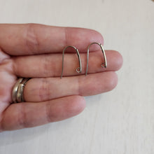 Load image into Gallery viewer, Flat Ear Wires - STAINLESS STEEL, 304 Stainless Steel