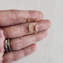 Load image into Gallery viewer, Classic Ball & Spring Ear Wires with Front Facing Loop- GOLD, 304 Stainless Steel