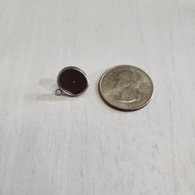 Load image into Gallery viewer, Round Stud Bezel Connector, 12mm - STAINLESS STEEL, 304 Stainless Steel