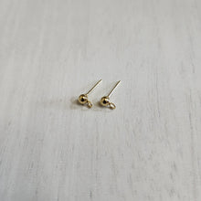Load image into Gallery viewer, Round Ball Stud Posts/Findings, 4mm - GOLD, 304 Stainless Steel