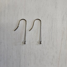 Load image into Gallery viewer, Long Stem Ear Wires with Front Facing Loop - STAINLESS STEEL, 316 Stainless Steel