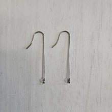 Load image into Gallery viewer, Extra Long Stem Ear Wires with Front Facing Loop - STAINLESS STEEL, 316 Stainless Steel