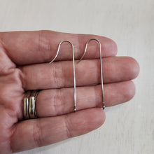 Load image into Gallery viewer, Extra Long Stem Ear Wires with Front Facing Loop - STAINLESS STEEL, 316 Stainless Steel