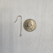 Load image into Gallery viewer, Extra Long Stem Ear Wires with Front Facing Loop - STAINLESS STEEL, 316 Stainless Steel