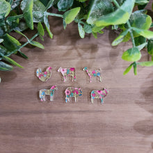 Load image into Gallery viewer, Patterned Acrylic Farm Animal Studs