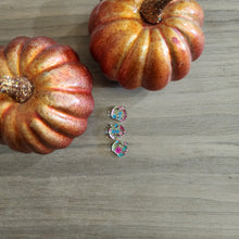 Load image into Gallery viewer, Fall Patterned Acrylic Triple Pumpkin Drops