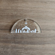 Load image into Gallery viewer, Christmas Acrylic & Wood Nativity Scene Split Drops
