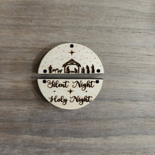 Load image into Gallery viewer, Christmas Acrylic & Wood Nativity Scene Split Drops