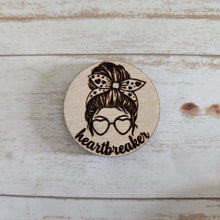 Load image into Gallery viewer, Valentine's Day Messy Mom Bun Drops