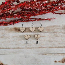 Load image into Gallery viewer, Valentine's Day Geo Heart Studs