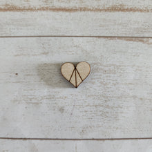 Load image into Gallery viewer, Valentine's Day Geo Heart Studs