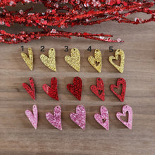 Load image into Gallery viewer, Valentine's Day Acrylic Abstract Hearts