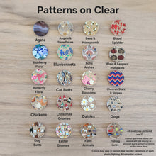 Load image into Gallery viewer, Patterned Acrylic Oblong Drops