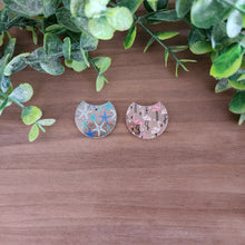 Load image into Gallery viewer, Patterned Acrylic Circle with Shallow Cutout Drops
