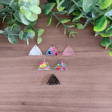 Load image into Gallery viewer, Patterned Acrylic Rounded Teardrop Top Connector
