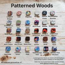 Load image into Gallery viewer, Patterned Wood Round Connectors