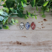 Load image into Gallery viewer, Patterned Wood Oblong Drops