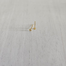 Load image into Gallery viewer, Flat Round Stud Backs/Posts/Findings, 3x12mm - GOLD, 24K Gold Plated 304 Stainless Steel