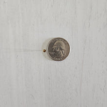 Load image into Gallery viewer, Flat Round Stud Backs/Posts/Findings, 3x12mm - GOLD, 24K Gold Plated 304 Stainless Steel