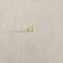 Load image into Gallery viewer, Flat Round Stud Backs/Posts/Findings, 5x12mm - GOLD, 24K Gold Plated 304 Stainless Steel
