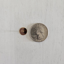 Load image into Gallery viewer, Flat Round Stud Backs/Posts/Findings, 10x12mm - GOLD, 24K Gold Plated 304 Stainless Steel