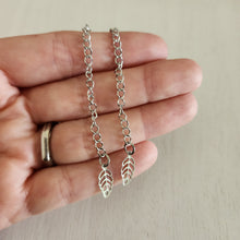 Load image into Gallery viewer, Leaf Chain Charm/Pendant - STAINLESS STEEL, 304 Stainless Steel