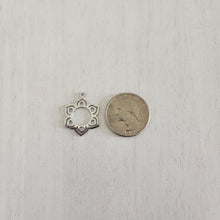 Load image into Gallery viewer, Flower Charm/Pendant - STAINLESS STEEL, 304 Stainless Steel