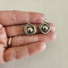 Load image into Gallery viewer, Triple Interwoven Hoop Charm/Pendant - STAINLESS STEEL, 304 Stainless Steel