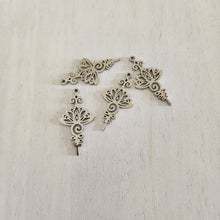 Load image into Gallery viewer, Lotus Charm/Pendant - STAINLESS STEEL, 304 Stainless Steel