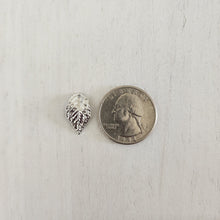 Load image into Gallery viewer, Textured Leaf Charm/Pendant - STAINLESS STEEL, 304 Stainless Steel