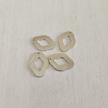 Load image into Gallery viewer, Open Tile Charm/Pendant - STAINLESS STEEL, 304 Stainless Steel