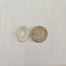 Load image into Gallery viewer, Open Tile Charm/Pendant - STAINLESS STEEL, 304 Stainless Steel