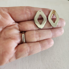 Load image into Gallery viewer, Open Tile Charm/Pendant - STAINLESS STEEL, 304 Stainless Steel