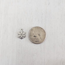 Load image into Gallery viewer, Snowflake Charm/Pendant - STAINLESS STEEL, 304 Stainless Steel