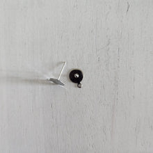 Load image into Gallery viewer, Flat Round CONNECTOR Stud Backs/Posts/Findings, 8x12mm - STAINLESS STEEL, 304 Stainless Steel